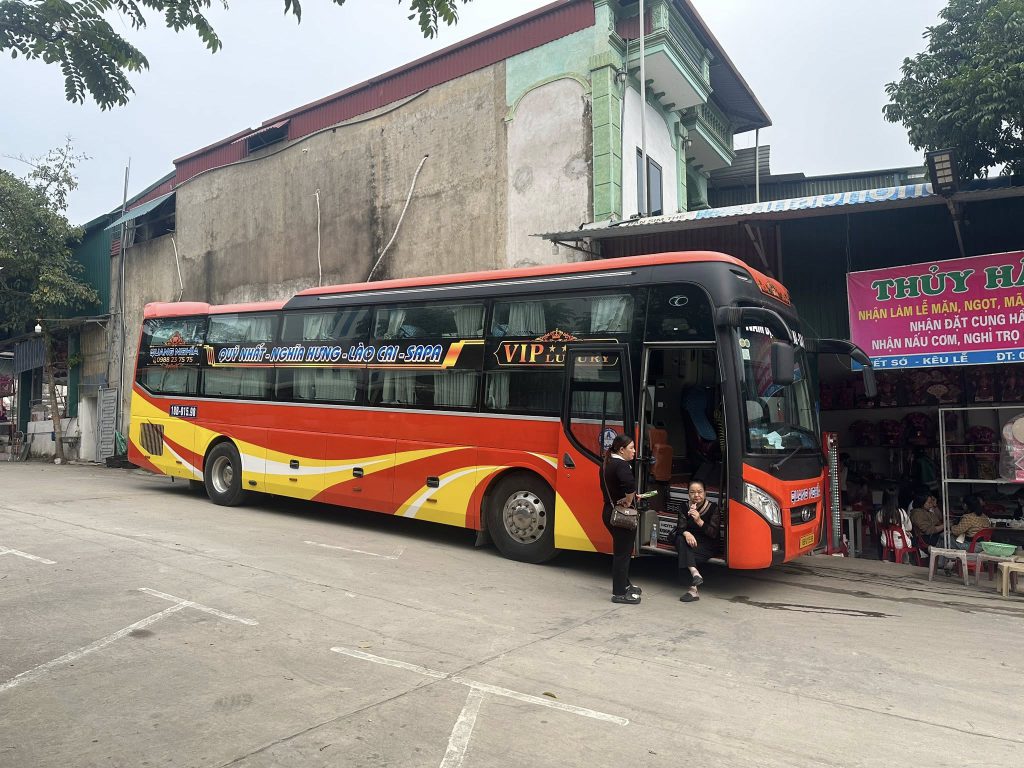 Xe khách nam định lào cai